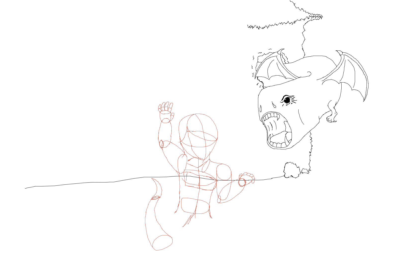 bigflyingwormthingvsseamonstress.png