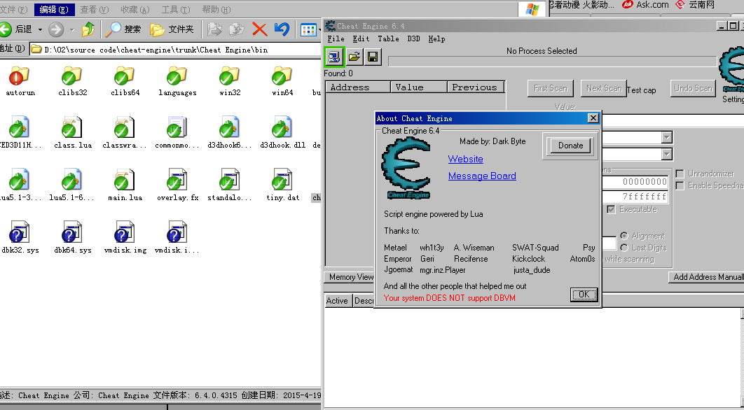 Cheat Engine :: View topic - Cheat Engine 6.4 Released