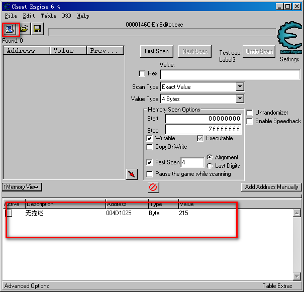 Cheat Engine 6.4