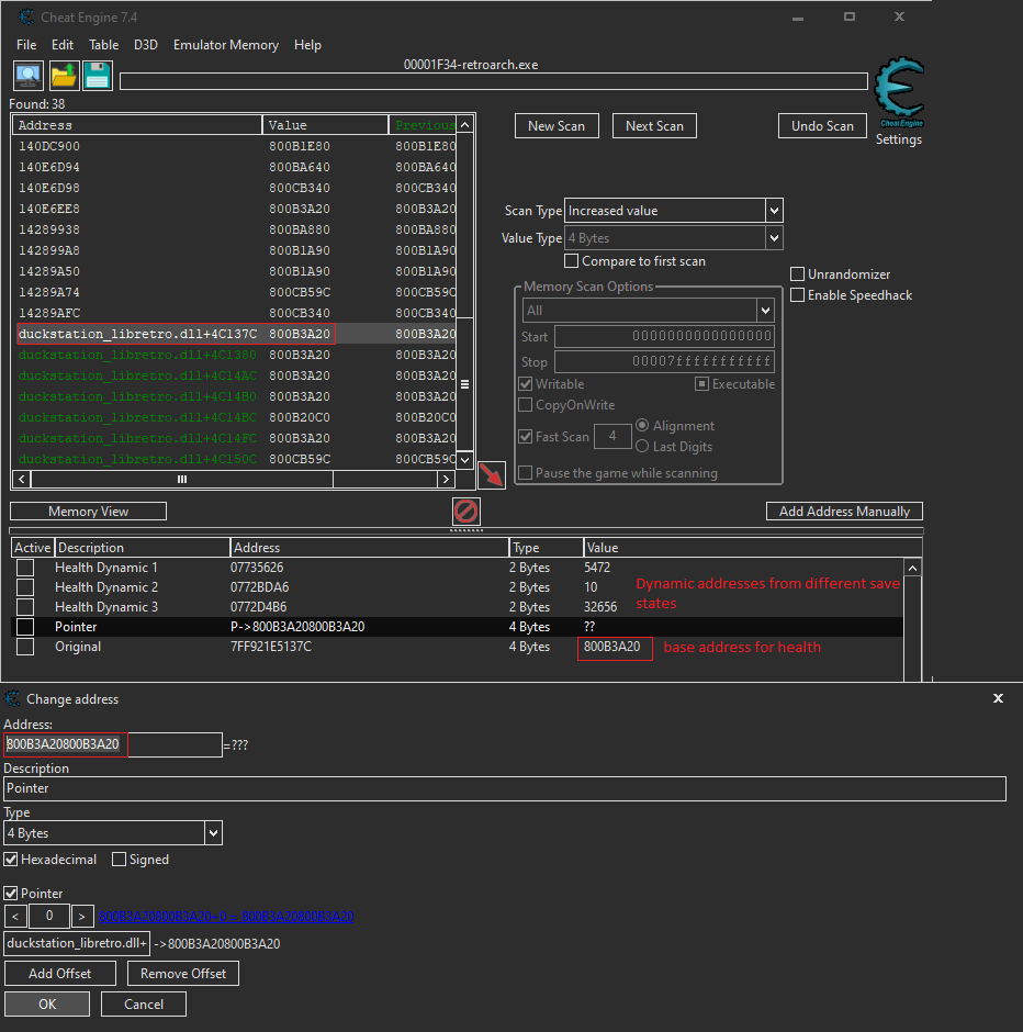 Cheat Engine :: View topic - Entity Address and Pointer Issue Regarding  Floating Point