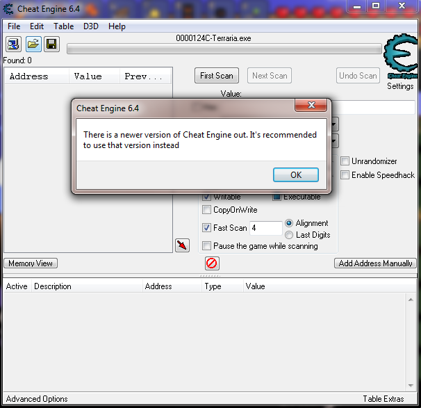 Cheat Engine :: View topic - New version of CE?