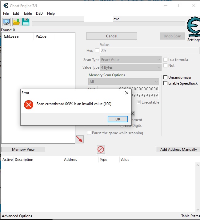 Cheat Engine :: View topic - Add Address Manually