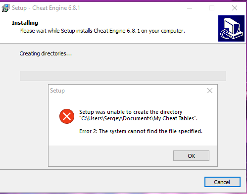 Trying To Install Cheat Engine On Windows : r/mildlyinfuriating