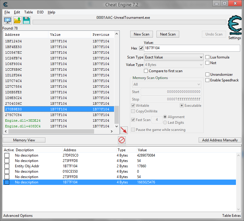 Cheat Engine :: View topic - How to use this adress