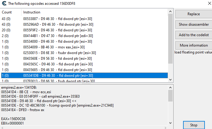 Find out what accesses this address.png