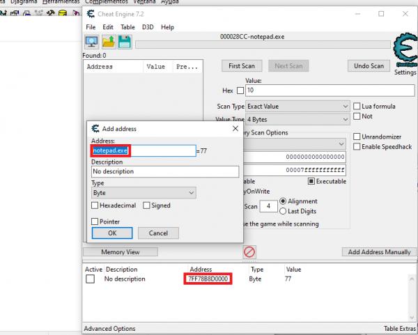 Cheat Engine :: View topic - Add Address Manually