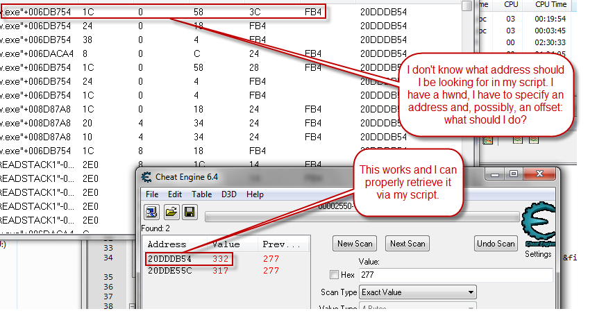 Cheat Engine :: View topic - Reading a register at a specified memory  address?