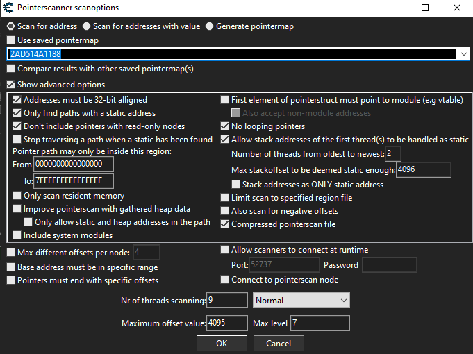 Cheat Engine :: View topic - Scan gives no result when it should.