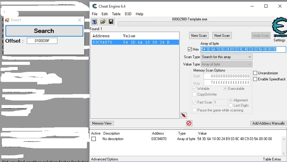 Cheat Engine :: View topic - HELP! Value wont change