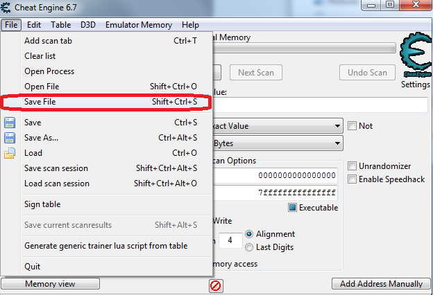 Cheat Engine :: View topic - Trouble with Cheat Engine and .BIN Save Files