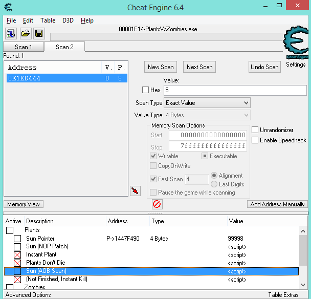 Cheat Engine :: View topic - About Custom Type